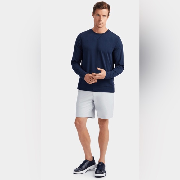G/FORE Other - NWT G/FORE Luxe Tailored Fit Crewneck Mid Layer In Twilight